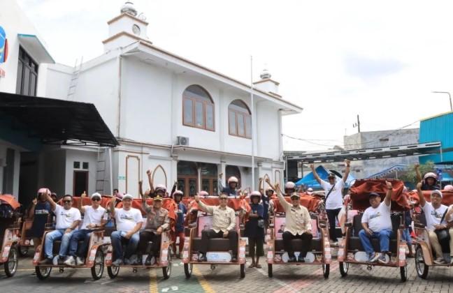 PLN Operasikan SPKLU R2 di Jawa Timur, Dukung Program Becak Listrik Ramah Lingkungan