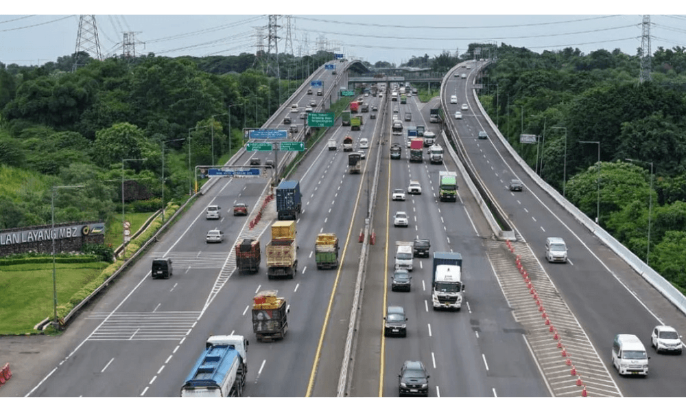 Volume Kendaraan di Jalan Layang MBZ Naik 46,77 Persen pada H-3 Imlek 2026
