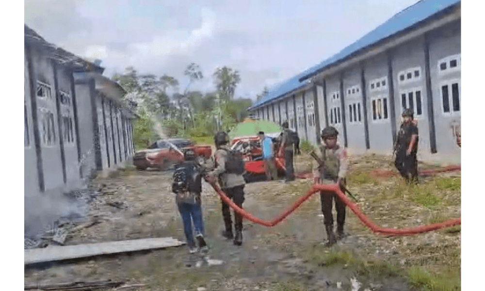 Tim Gabungan Selidiki Dugaan Percobaan Pembakaran di SMAN 2 Dekai Yahukimo