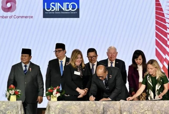 Presiden Prabowo Subianto Tawarkan Indonesia sebagai Basis Produksi Strategis di Hadapan Pengusaha AS