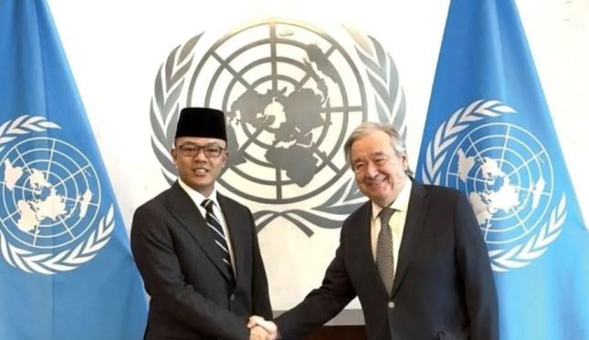 Menlu Sugiono Tegaskan Komitmen Aktif Indonesia Dukung Palestina di Markas PBB