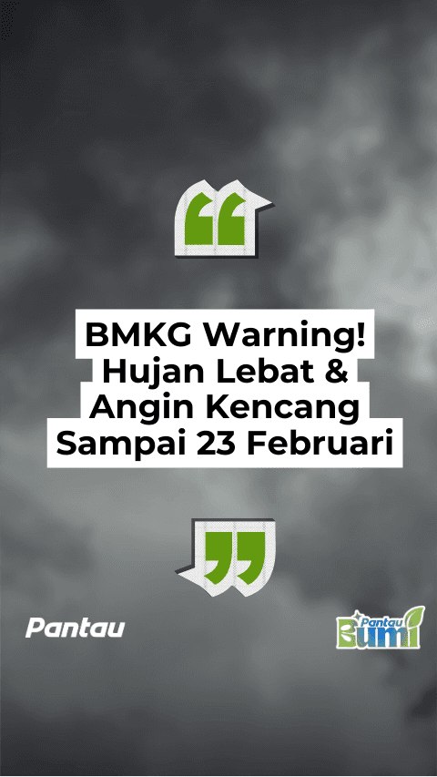 AKAN HUJAN LEBAT DAN ANGIN KENCANG