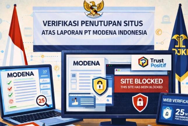 Kemenkum Rekomendasikan Pemblokiran 25 Situs Pelanggar Hak Cipta dan Penjual Produk Palsu Modena
