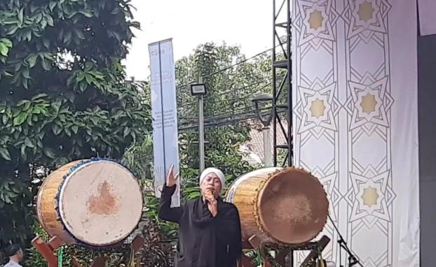 Opick Meramaikan Bazar Ramadhan di Masjid Agung Sunda Kelapa Jakarta Pusat
