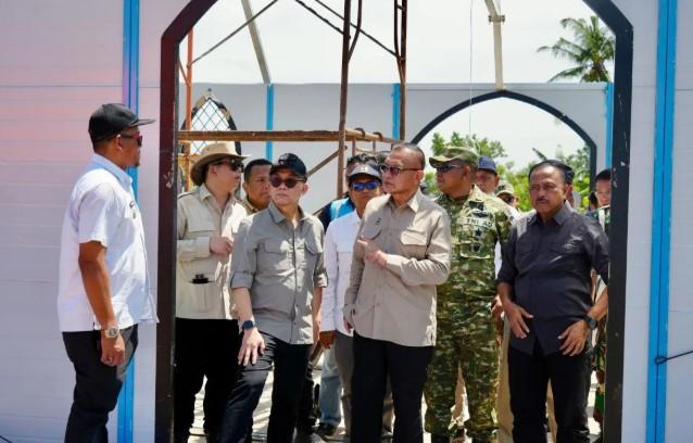 Wamenko Polkam Pastikan Huntap dan Masjid untuk Korban Banjir Aceh Utara Layak Digunakan