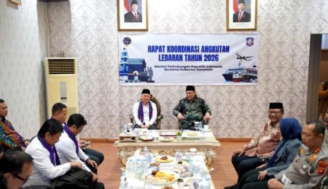 Menhub Dudy Purwagandhi Sebut Pemudik Lebaran 2026 ke Gorontalo Capai 340 Ribu Orang