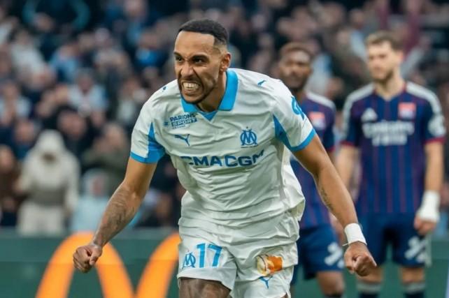 Aubameyang Borong Dua Gol dan Bawa Marseille Tundukkan Lyon 3-2 di Velodrome