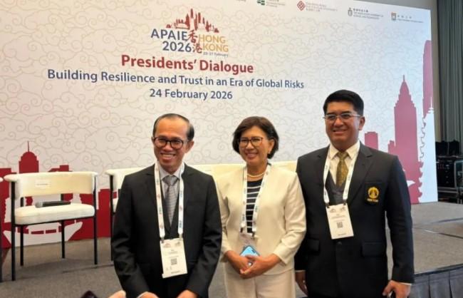 UI, UGM, dan Andalas Sepakati Komitmen Perkuat Jejaring Global melalui Forum APAIE 2026 di Hong Kong