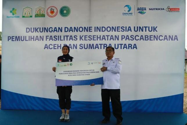 Danone Indonesia Dukung Pemulihan Pascabencana di Aceh dan Sumut melalui Penyediaan Akses Air Bersih
