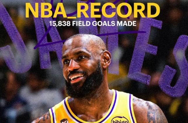 LeBron James Pecahkan Rekor Field Goal NBA Saat Lakers Hadapi Denver Nuggets