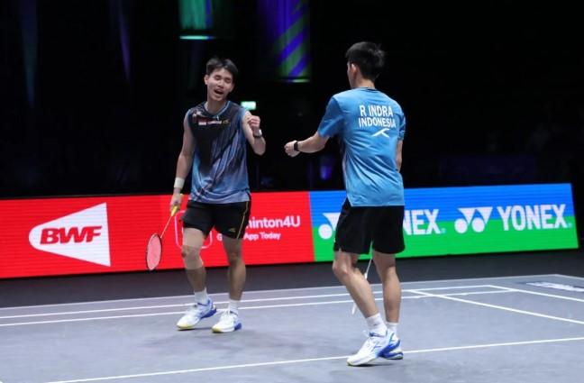 Raymond/Joaquin Tak Ingin Terbebani Status Wakil Terakhir Indonesia di Semifinal All England 2026
