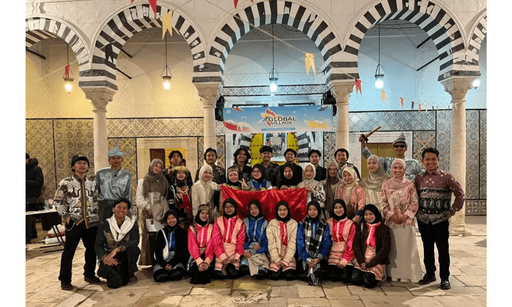 Mahasiswa Indonesia Promosikan Budaya Nusantara dalam Acara Global Village di Tunisia