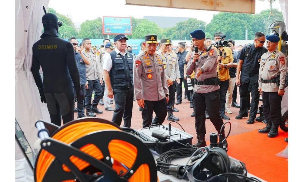 Kapolri Cek Kesiapan Personel dan Peralatan Hadapi Potensi Bencana Saat Mudik Lebaran 2026