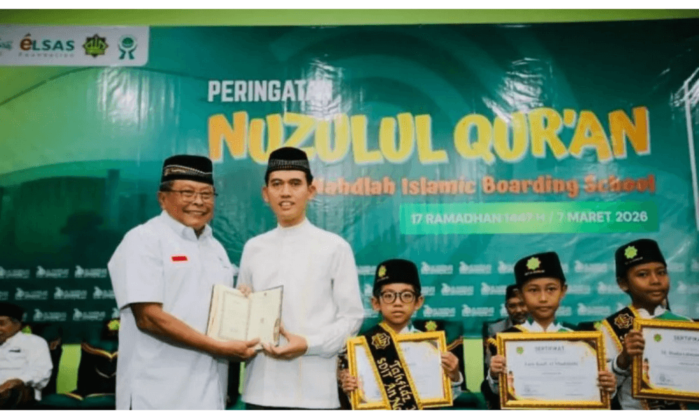 Yayasan Muslim Sinar Mas Wakafkan 1.000 Mushaf Alquran kepada Pesantren Al Nahdlah di Depok