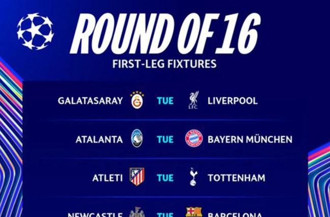 Babak 16 Besar Liga Champions Dimulai, Real Madrid vs Manchester City Jadi Laga Paling Dinanti