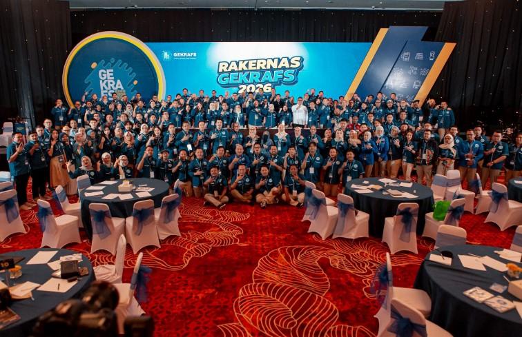 Rakernas GEKRAFS 2026 Konsolidasikan Pejuang Ekraf dari 38 Provinsi dan 12 Perwakilan Luar Negeri