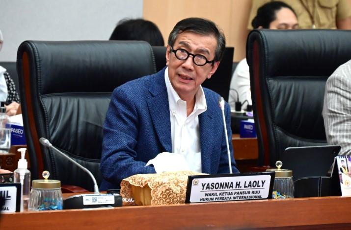 Yasonna Laoly Soroti Pentingnya Penguatan Pengaturan Arbitrase Internasional dalam RUU Hukum Perdata Internasional