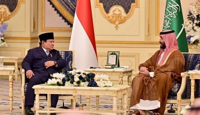 Prabowo dan Mohammed bin Salman Bahas Eskalasi Konflik Timur Tengah Melalui Telepon