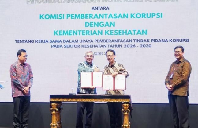 Kementerian Kesehatan dan KPK Teken MoU Pemberantasan Korupsi di Sektor Kesehatan untuk Periode 2026–2030