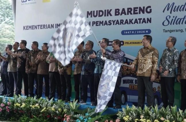 Kemenimipas Berangkatkan 661 Peserta dalam Program Mudik Bersama Lebaran 2026