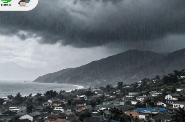 BMKG Keluarkan Peringatan Dini Potensi Hujan Lebat Disertai Petir di Sejumlah Wilayah Indonesia