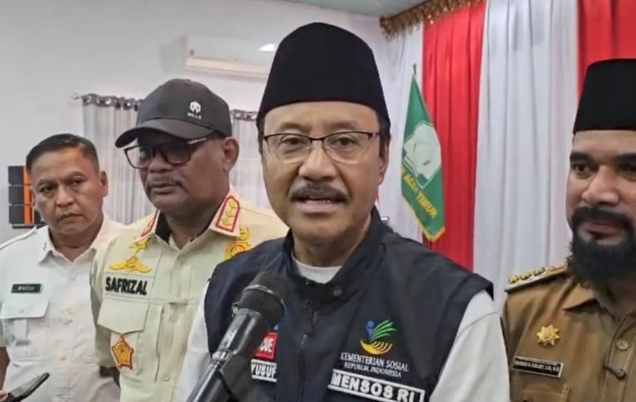 Menteri Sosial Salurkan Bantuan Rp100,9 Miliar untuk Pemulihan Warga Penyintas Bencana di Aceh Timur