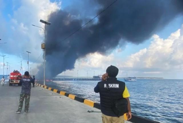 Ledakan dan Kebakaran Kapal di Pelabuhan Selayar Tewaskan Dua Awak KM Citra Anugrah