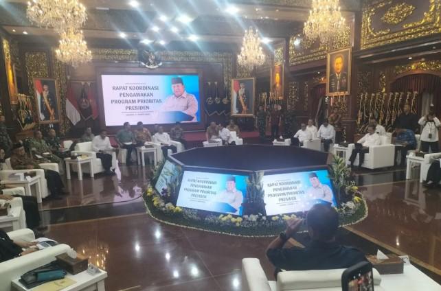 Jajaran Menteri Gelar Rapat Tertutup di Kemhan Bahas Program Strategis Presiden