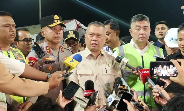 Menhub dan Kakorlantas Tinjau Kesiapan Arus Mudik di Pelabuhan Merak dan Ciwandan