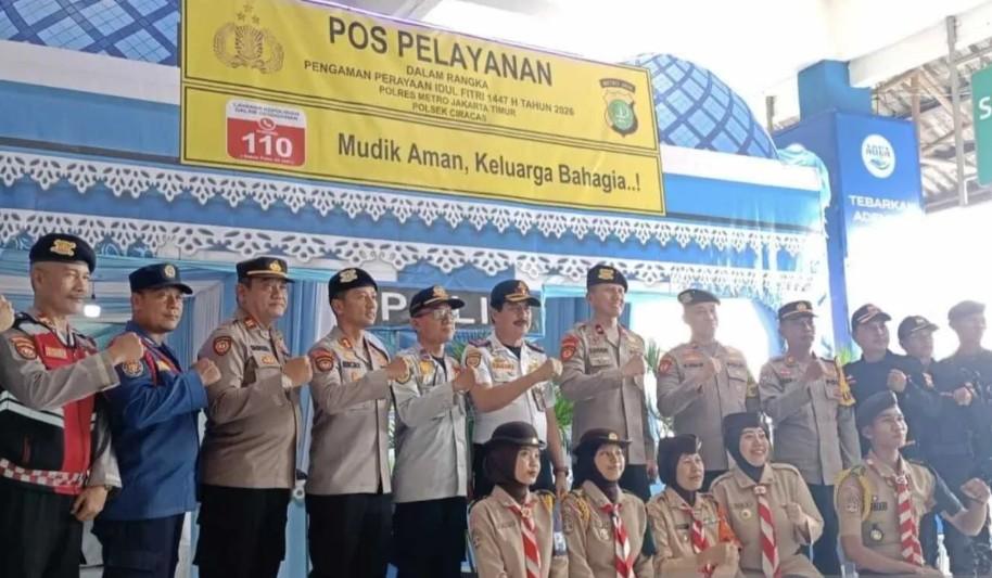 120 Petugas Gabungan Disiagakan Amankan Arus Mudik Lebaran 2026 di Terminal Kampung Rambutan