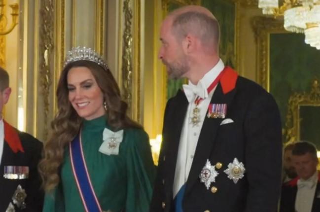 Kate Middleton Tampil Anggun Kenakan Tiara Ikonik Putri Diana dalam Jamuan Kenegaraan Nigeria di Kastil Windsor
