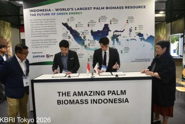 Indonesia Promosikan Inovasi Biomassa Sawit di Jepang, Perkuat Kerja Sama Energi Bersih