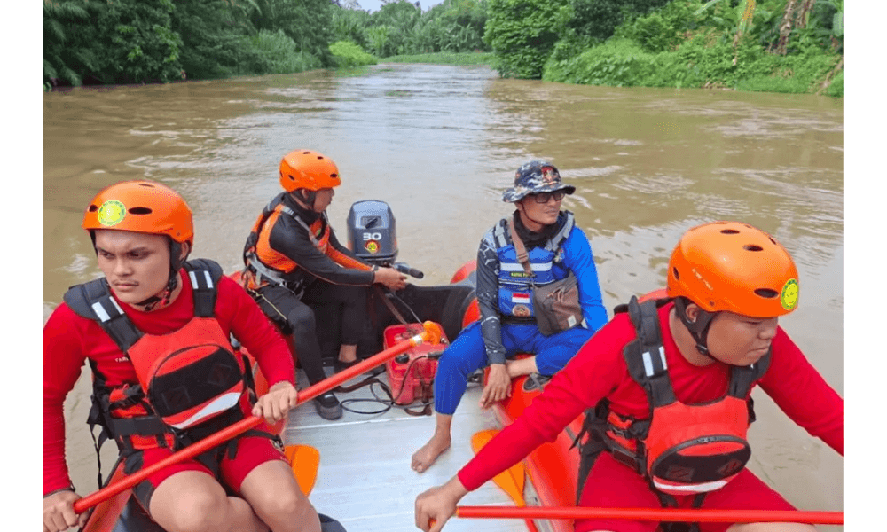 Speedboat Terbalik di OKI, Pengemudi Hilang Terseret Arus