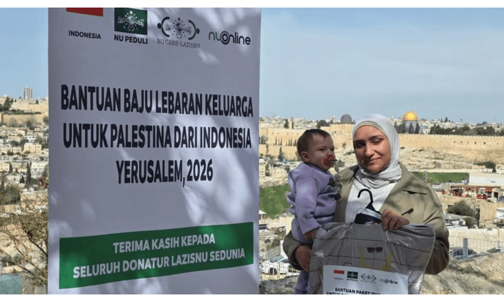NU Care-LAZISNU Salurkan Ribuan Bantuan Kemanusiaan ke Palestina saat Ramadhan
