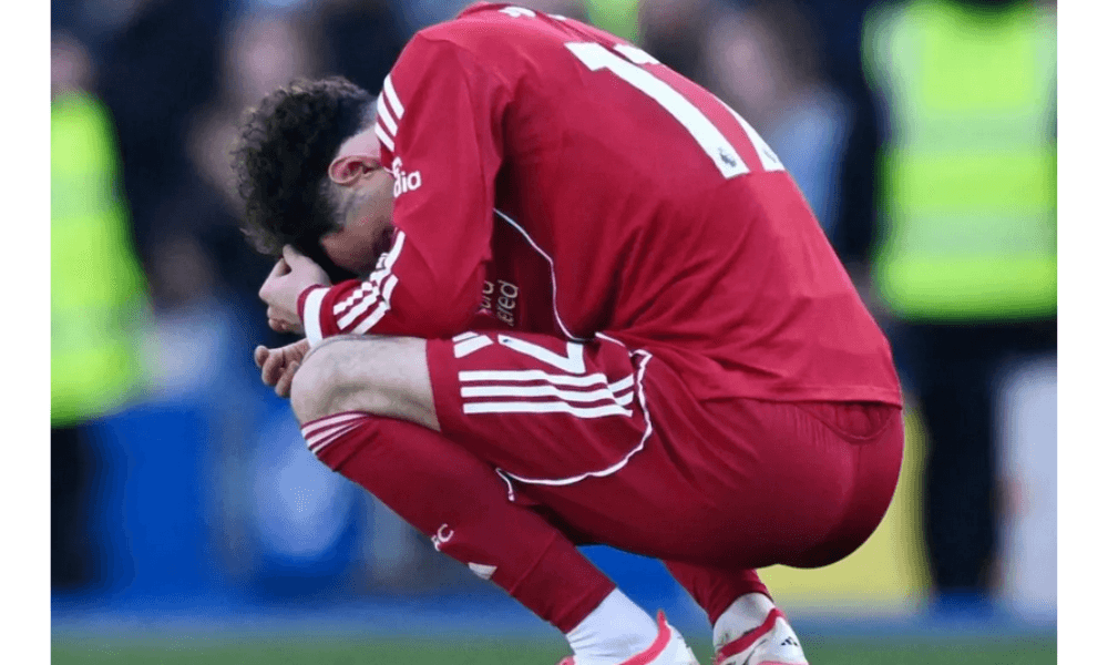 Liverpool Gagal Tembus Empat Besar Usai Tumbang 1-2 dari Brighton di Stadion Amex