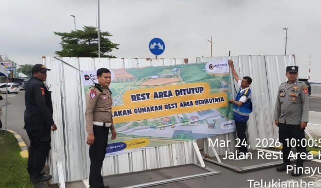Jasamarga Tutup Sementara Rest Area Km 52B Tol Japek untuk Dukung Kelancaran Arus Balik