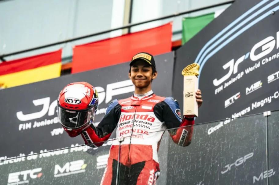 Pembalap Muda Indonesia Kiandra Ramadhipa Dipastikan Tampil di FIM Moto3 Junior World Championship 2026