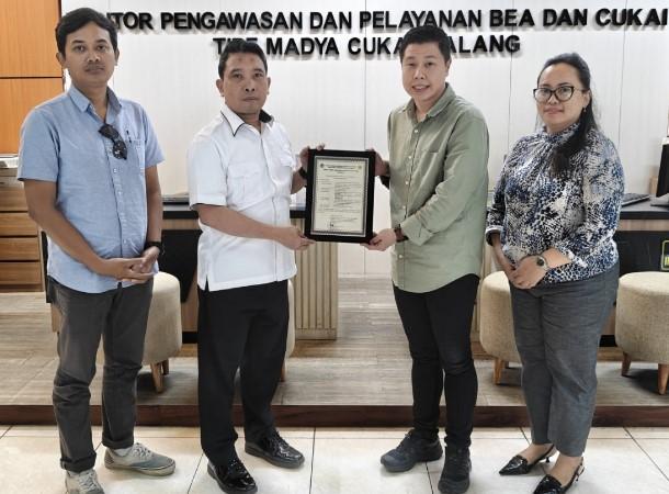 Bea Cukai Malang Dampingi Pengajuan NPPBKC PT Cahaya Unggul Abadi Nawasena