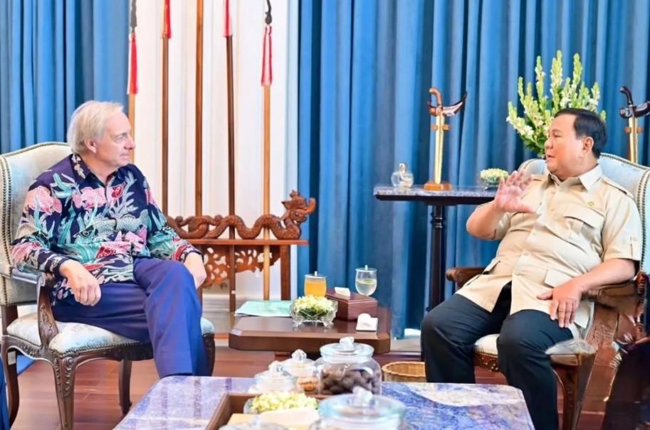 Presiden Prabowo Bahas Prospek Ekonomi dan Perkuat Peran Danantara Bersama Ray Dalio di Istana Merdeka