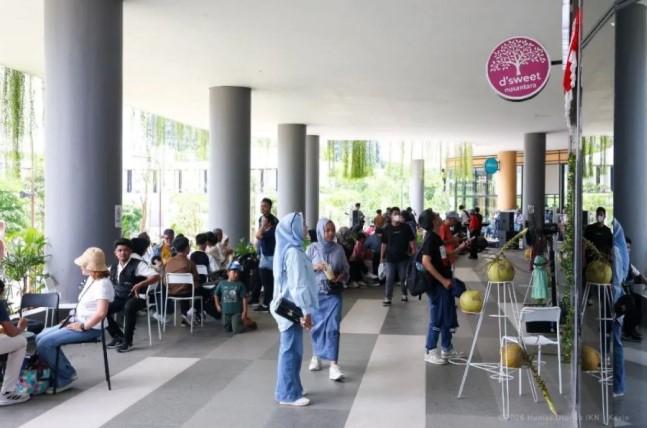 Lonjakan Pengunjung Libur Lebaran Dongkrak Omzet UMKM di IKN hingga Belasan Juta per Hari