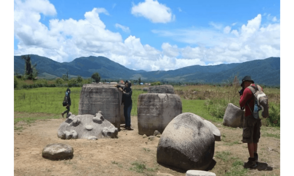 BPK Wilayah XVIII Pasang Pembatas di Lokasi Temuan Tulang Manusia di Lembah Napu