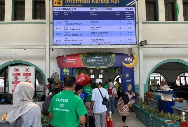 Penumpang Kereta Lebaran 2026 di Jakarta Naik 4 Persen, Tembus 990 Ribu Orang