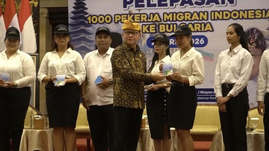 Ribuan PMI Asal Bali Diberangkatkan ke Bulgaria, Pemerintah Dorong Tenaga Kerja Profesional Go Global