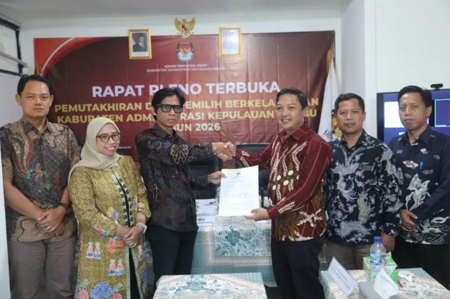 KPU Kepulauan Seribu Tetapkan 21.296 Pemilih dalam Pemutakhiran Data Berkelanjutan 2026