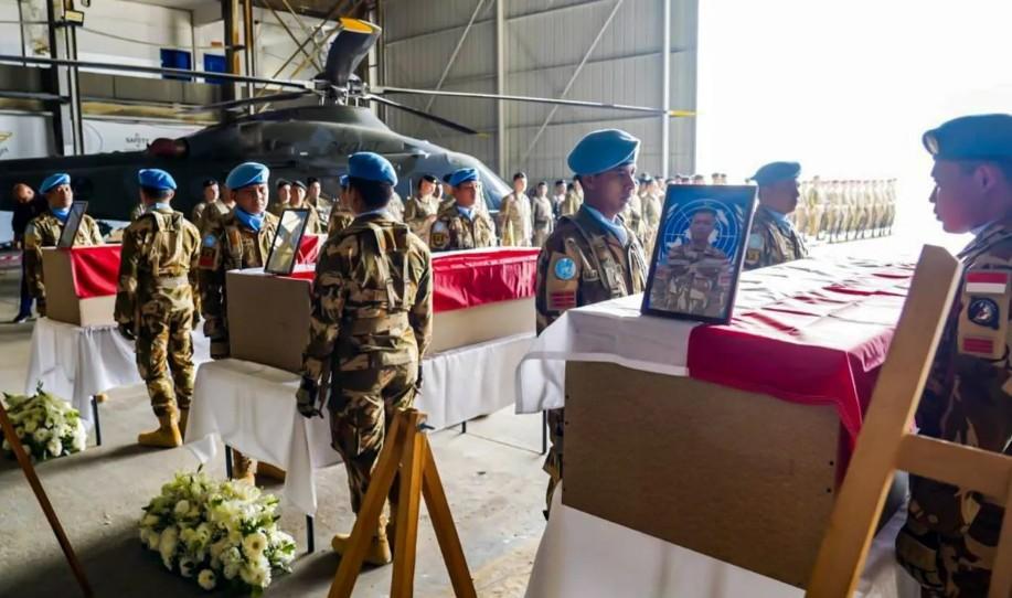 Tiga Prajurit TNI Gugur dalam Misi UNIFIL Dipulangkan ke Tanah Air, Tiba di Soekarno Hatta Sabtu Sore