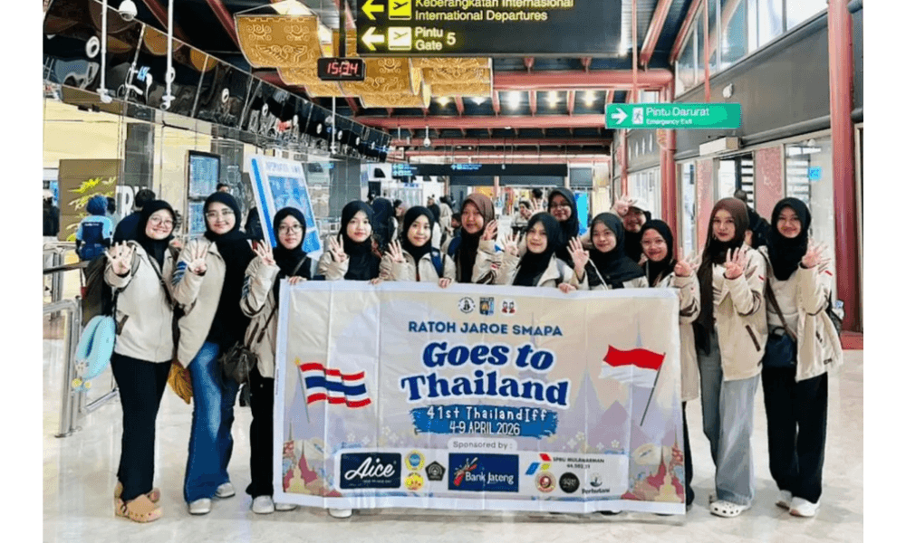 Tim Ratoh Jaroe SMAN 4 Semarang Wakili Indonesia di Festival Budaya Internasional Thailand