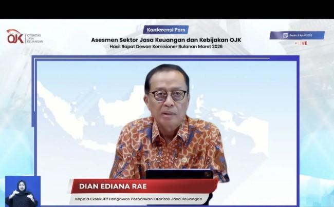 OJK Catat Penyaluran Kredit Perbankan Tumbuh 9,37 Persen pada Februari 2026