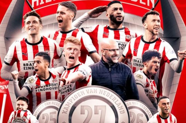 PSV Eindhoven Pertahankan Gelar Liga Belanda Tanpa Fase Menegangkan