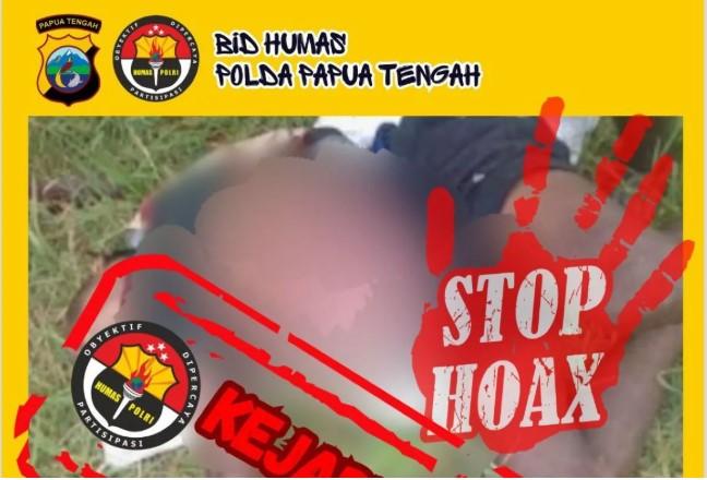 Polda Papua Tengah Membongkar Hoaks Foto Korban Kericuhan Dogiyai yang Sempat Viral di Media Sosial
