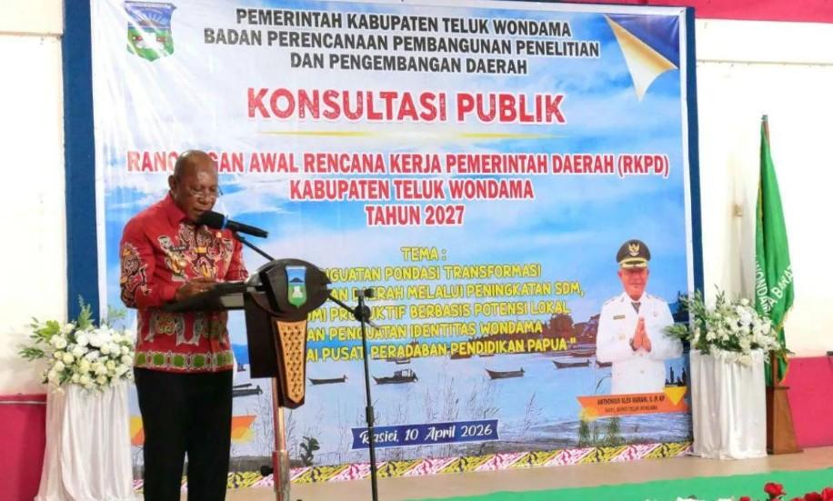 Pemkab Teluk Wondama Tetapkan Empat Fokus Pembangunan 2027 untuk Dorong SDM dan Ekonomi Lokal